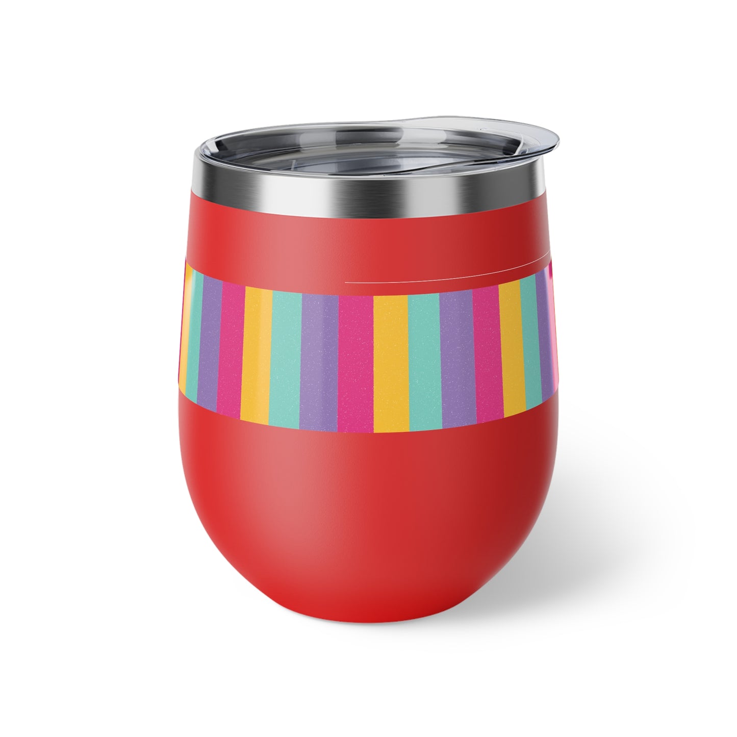 Bright Striped Copper Vacuum Insulated Cup, 12oz