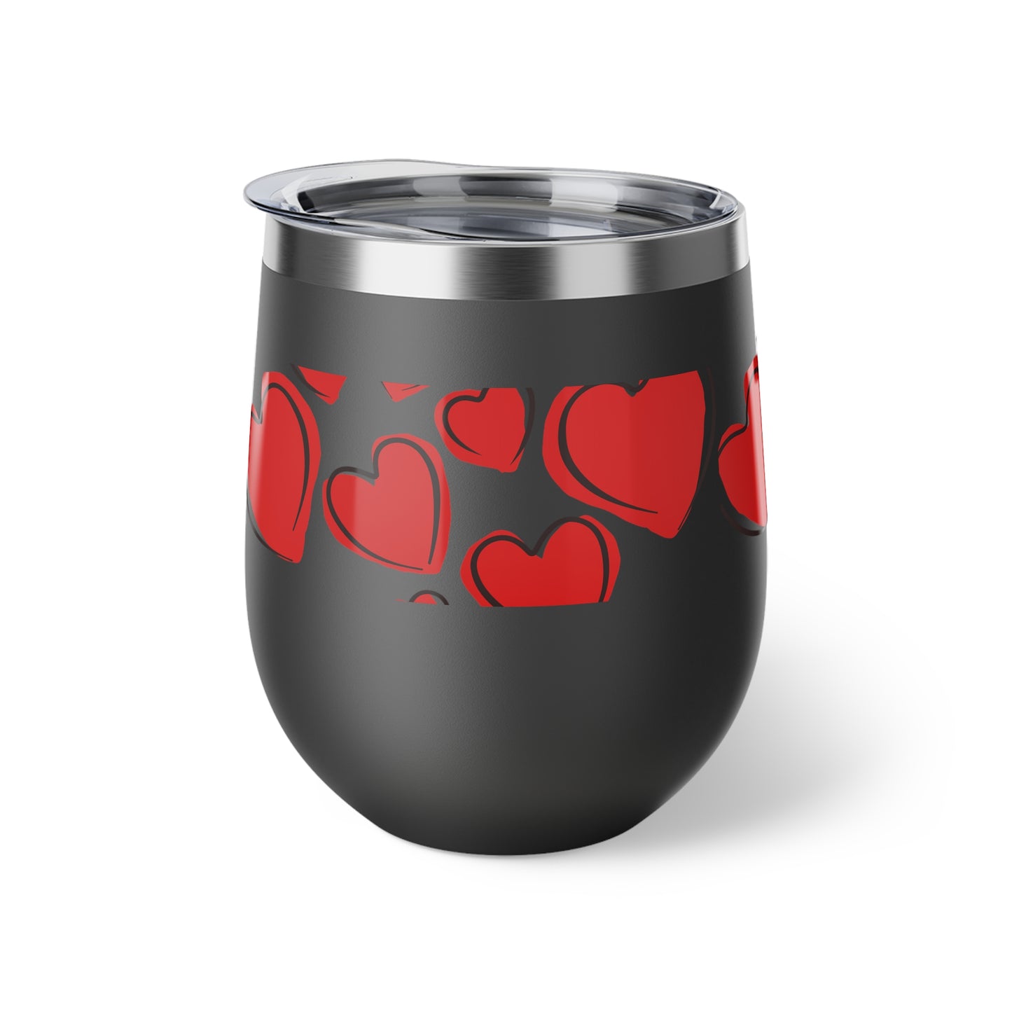 Love Hearts Copper Vacuum Insulated Cup, 12oz