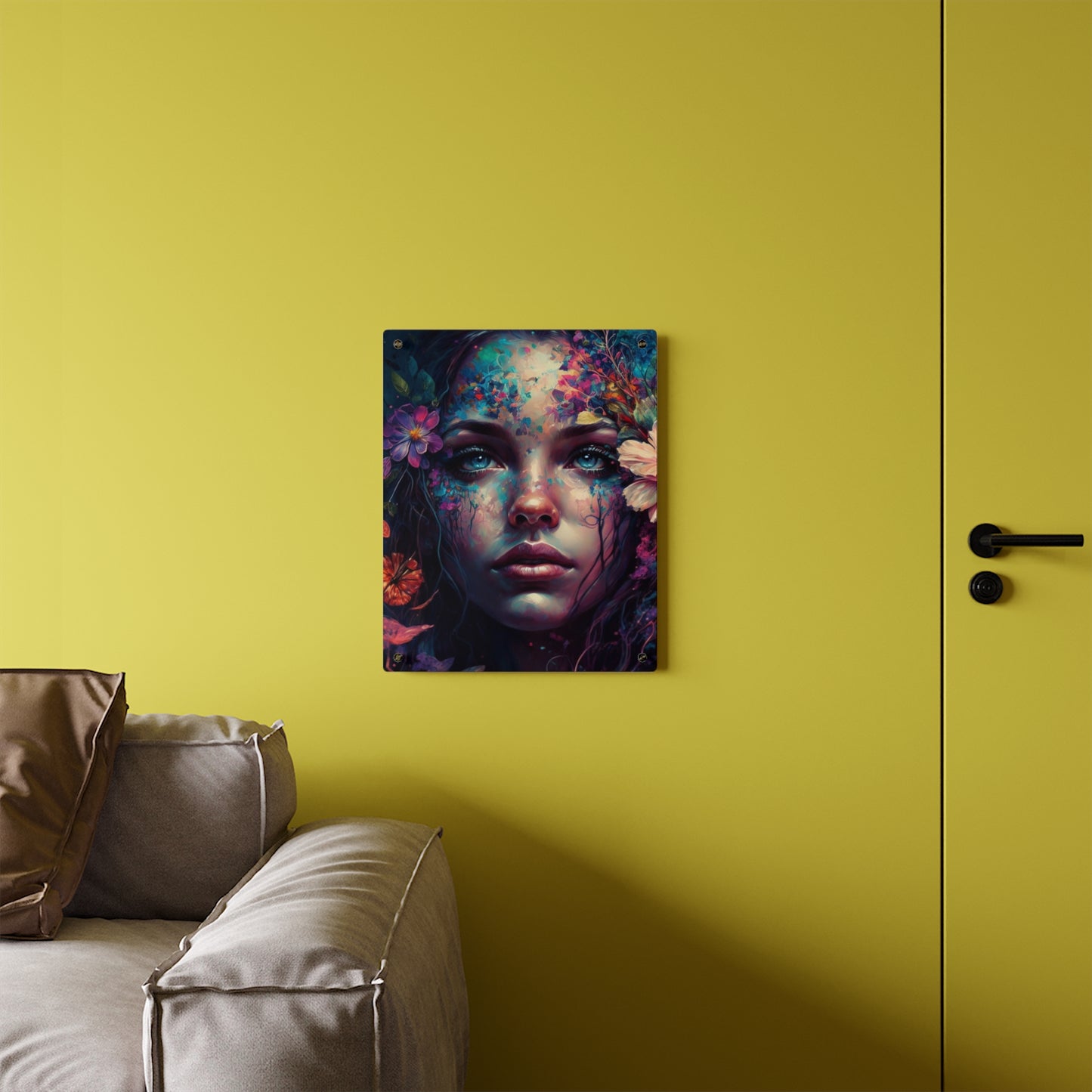 Dark  Lady Acrylic Wall Art Panels