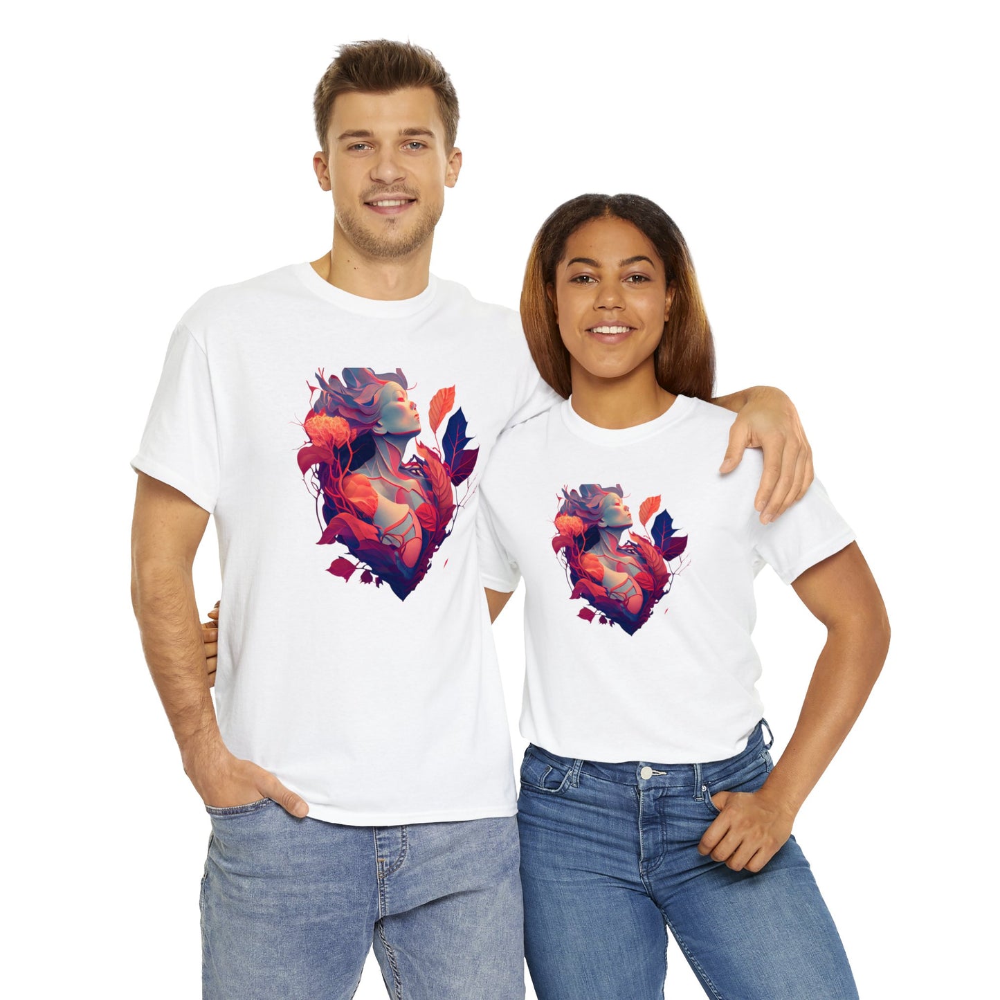 Lady of Hearts Unisex Heavy Cotton T-Shirt