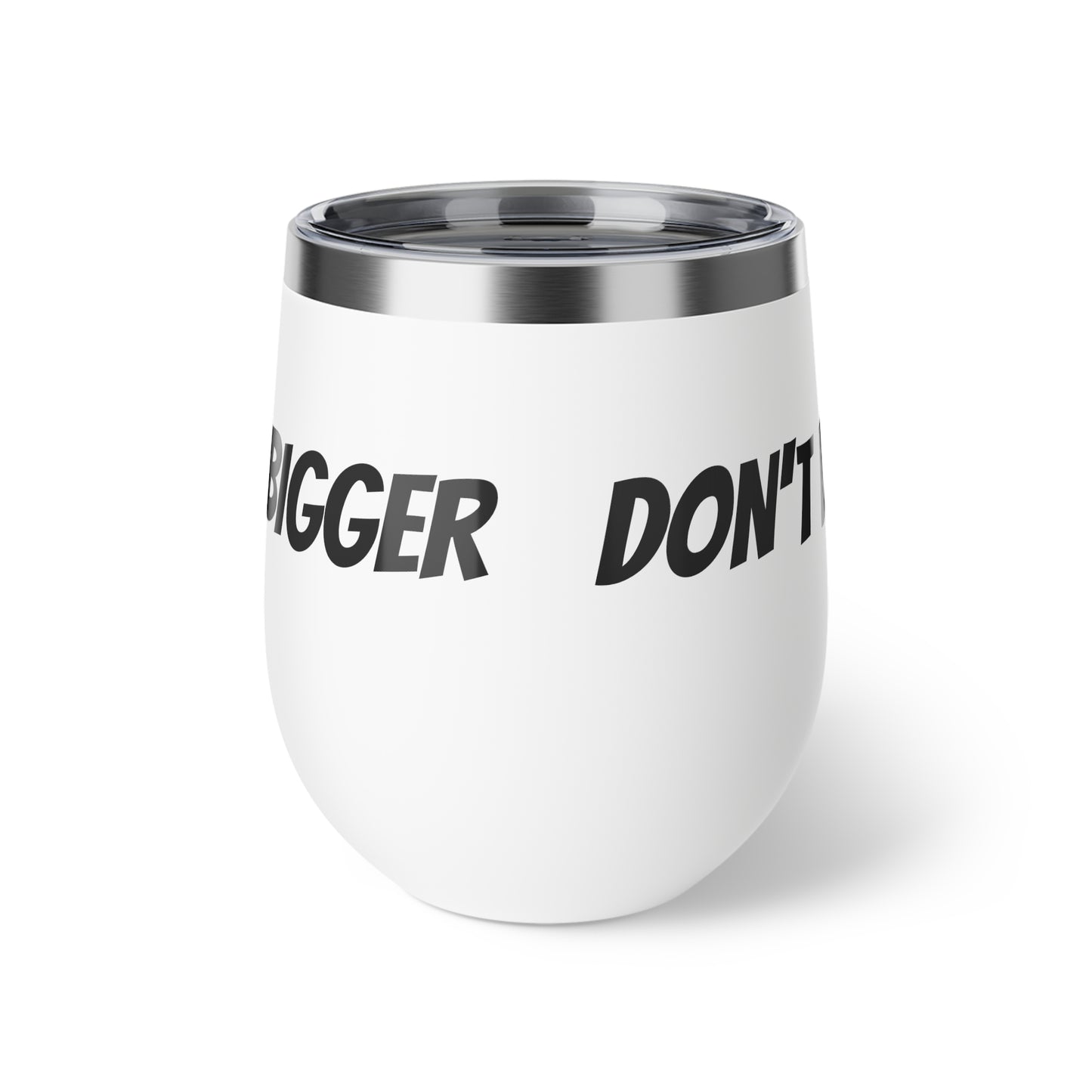 Don't Dream Big Dream Bigger Motivational  Copper Vacuum Insulated Cup, 12oz