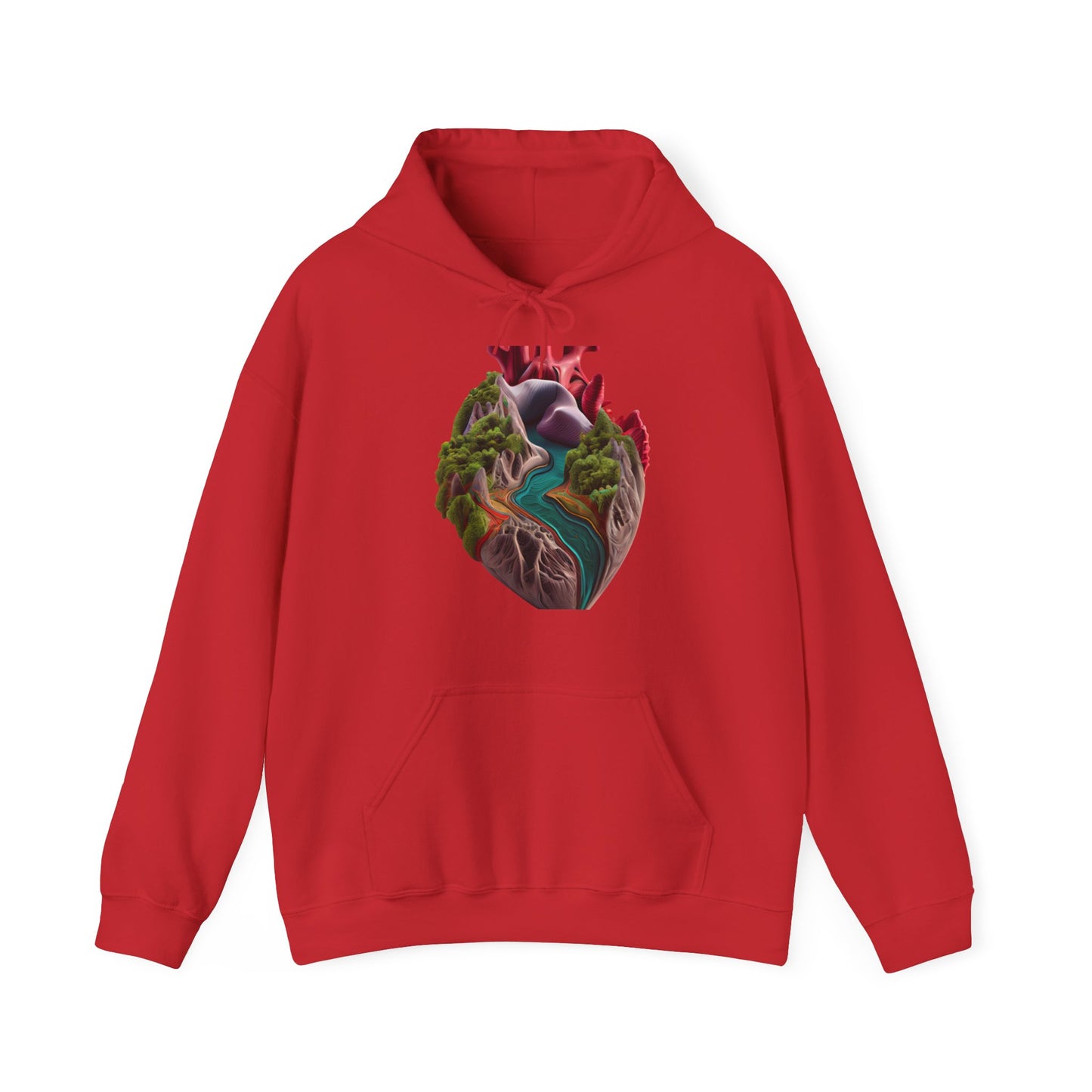 Open Hearts Hoodie Unisex Heavy Blend™ Hooded Sweatshirt