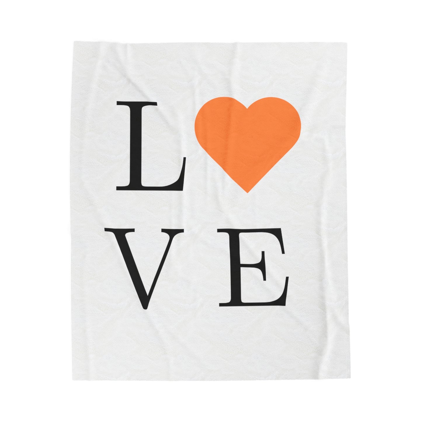 Carnelian  Love Heart Velveteen Plush Blanket