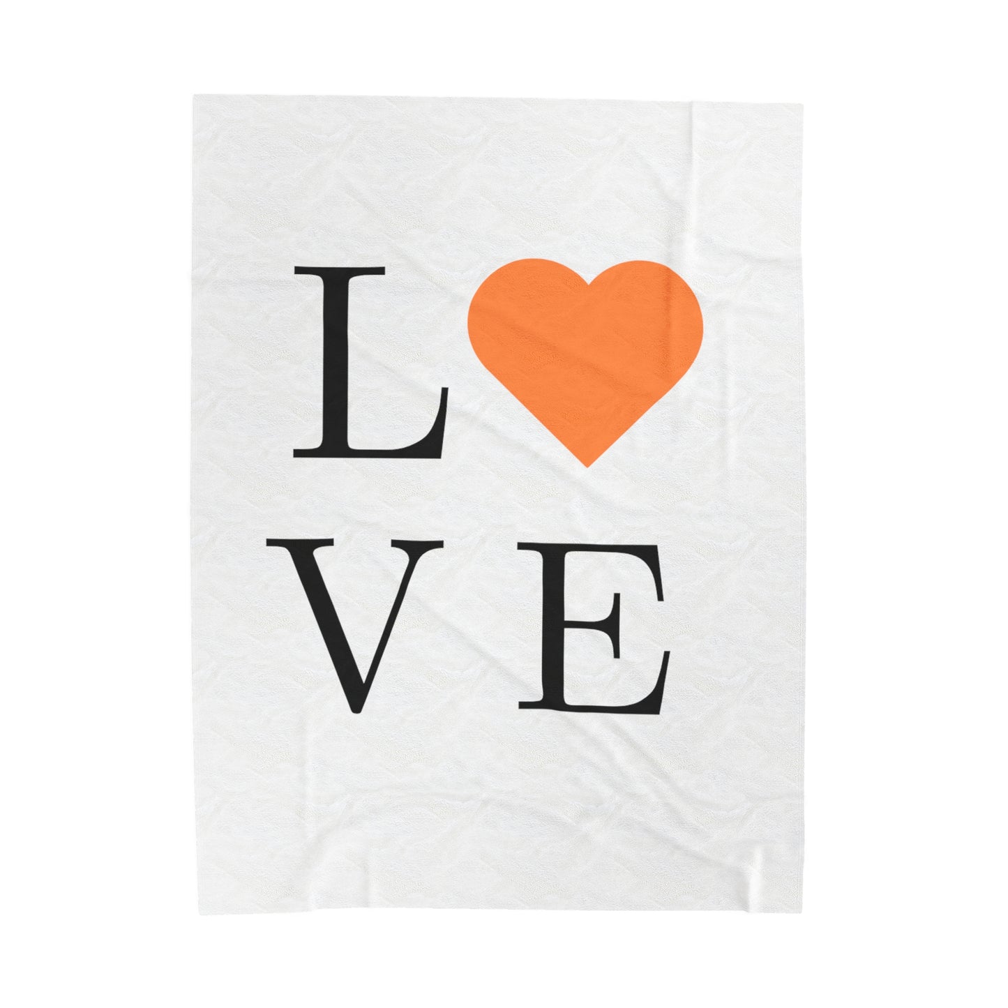 Carnelian  Love Heart Velveteen Plush Blanket