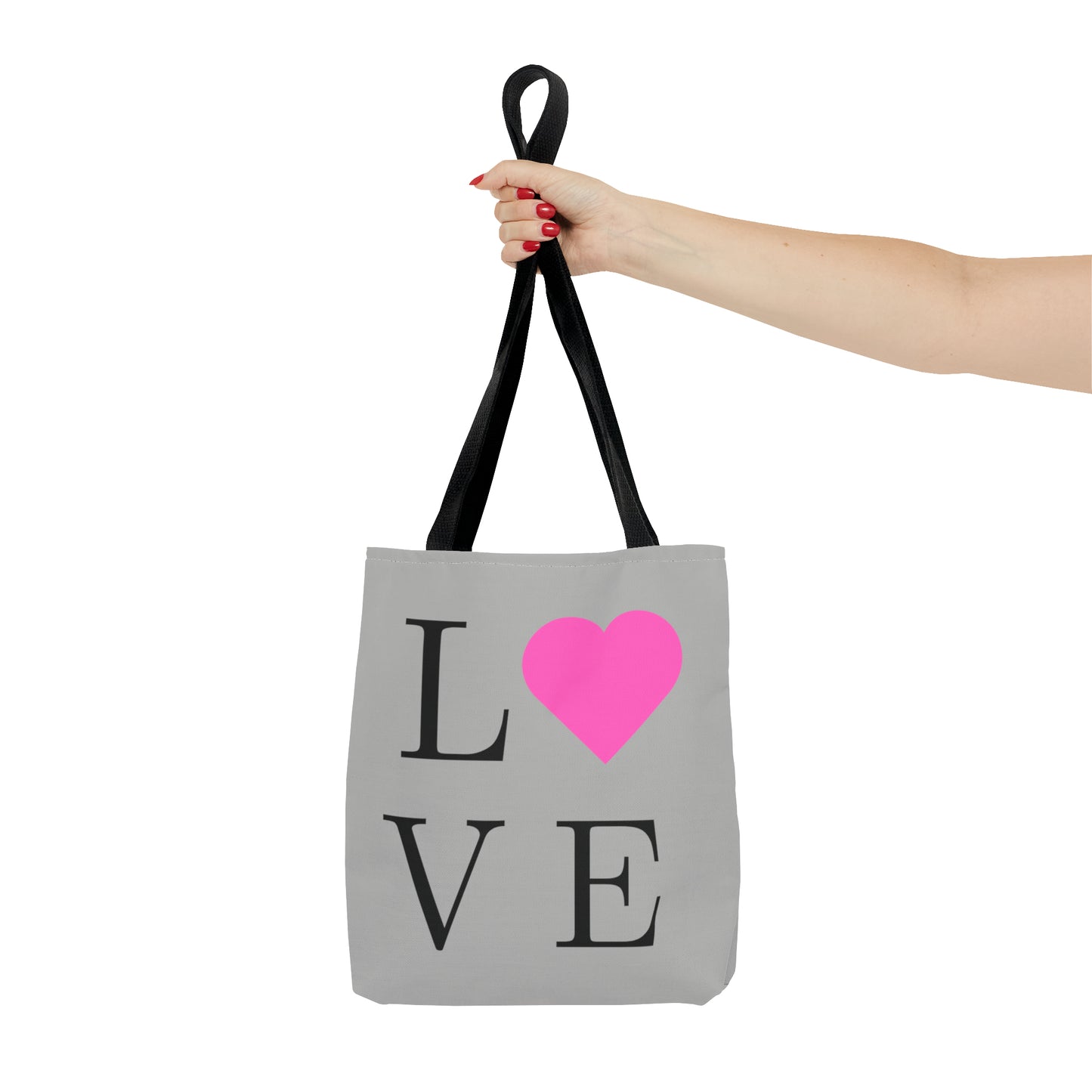 GreyTote Bag  All about Love