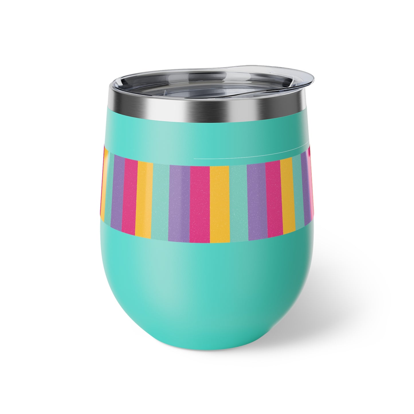 Bright Striped Copper Vacuum Insulated Cup, 12oz