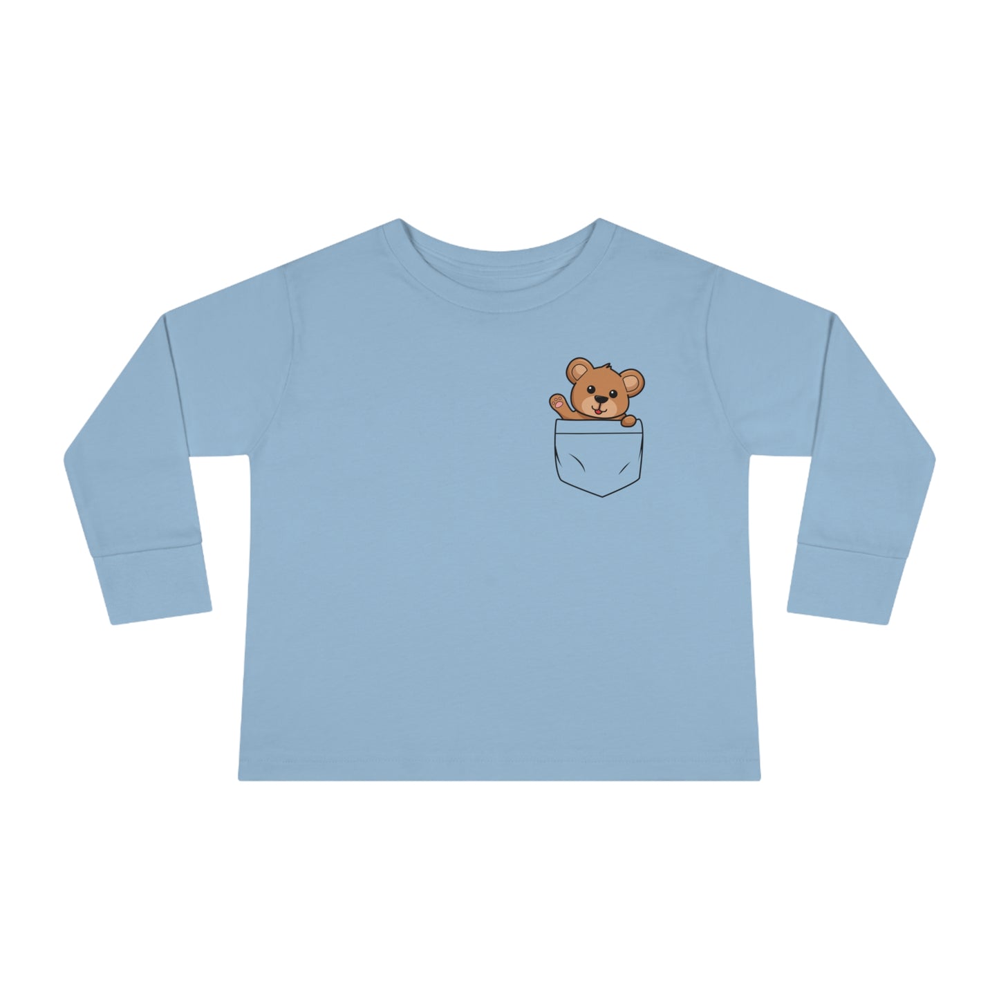 Toddler Long Sleeve  Cuddly Bear T-shirt