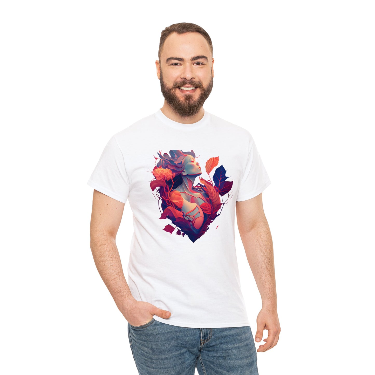 Lady of Hearts Unisex Heavy Cotton T-Shirt