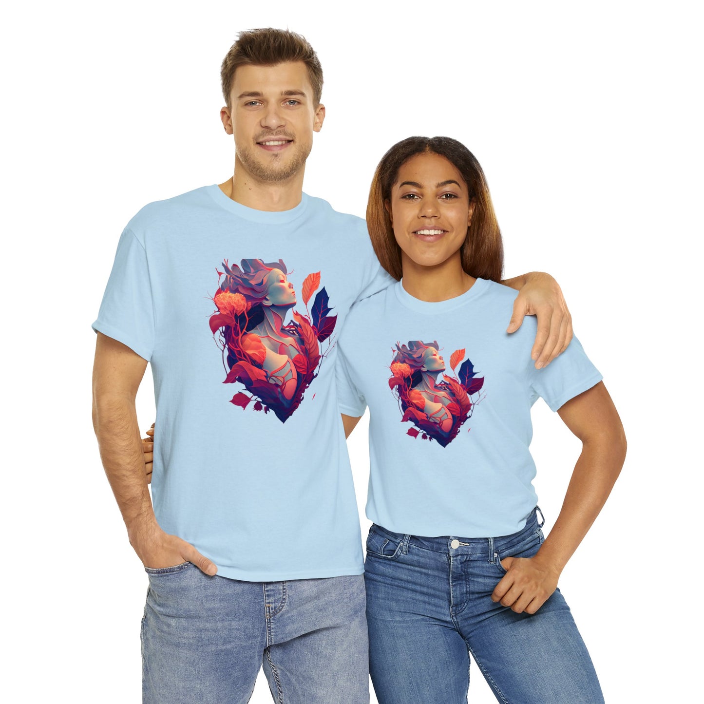 Lady of Hearts Unisex Heavy Cotton T-Shirt