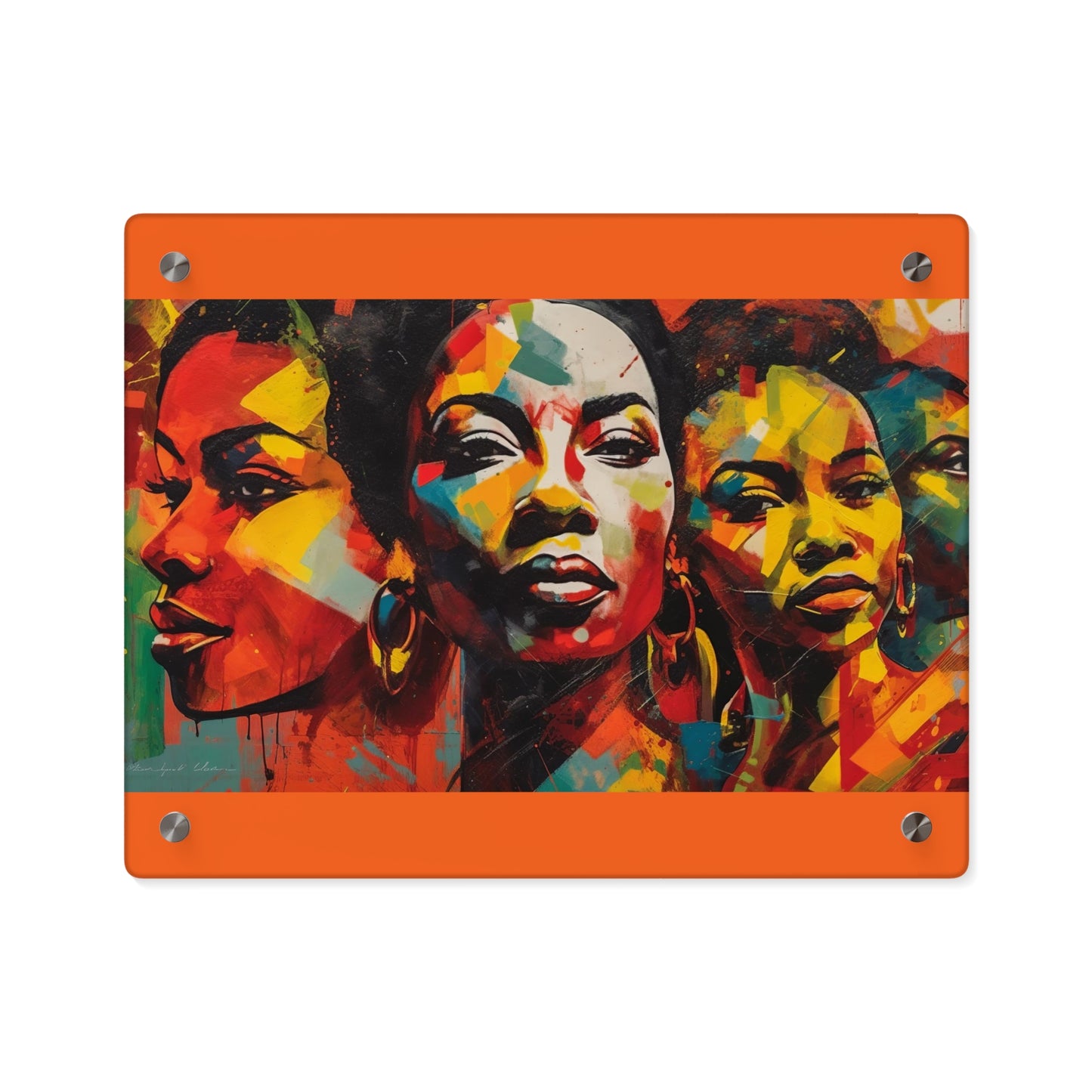 Acrylic Wall Art Panels: Black Lives Trilogy of Women