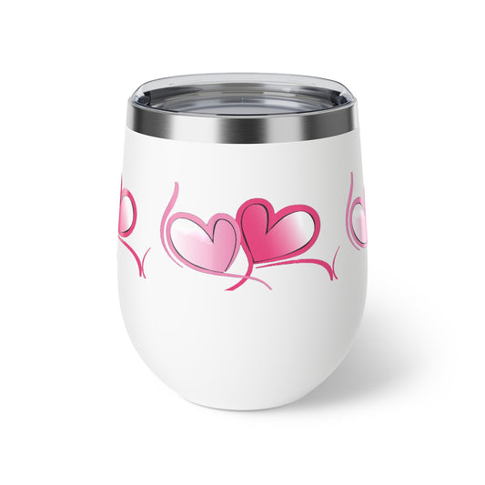 Heart of hearts Copper Vacuum Insulated Cup, 12oz