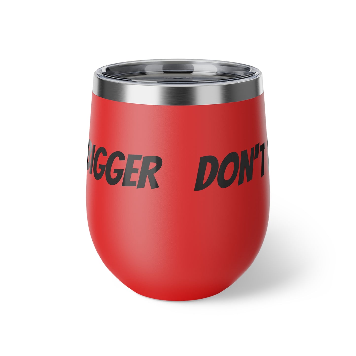 Don't Dream Big Dream Bigger Motivational  Copper Vacuum Insulated Cup, 12oz