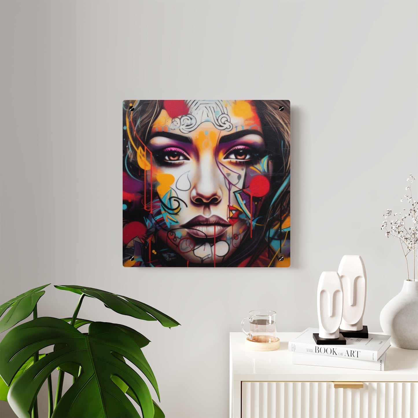 Lady of the Matrix Acrylic Wall Art Panels