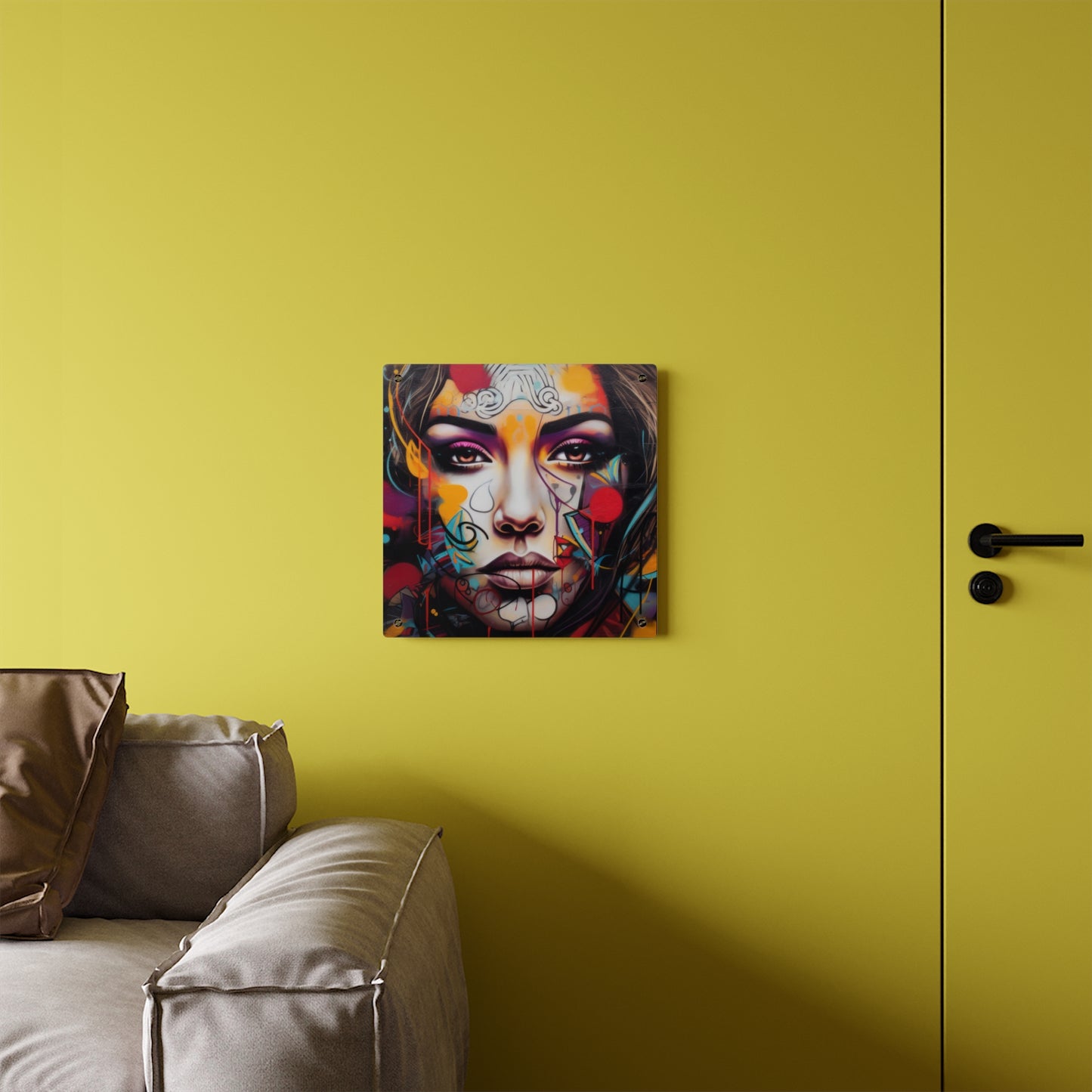 Lady of the Matrix Acrylic Wall Art Panels