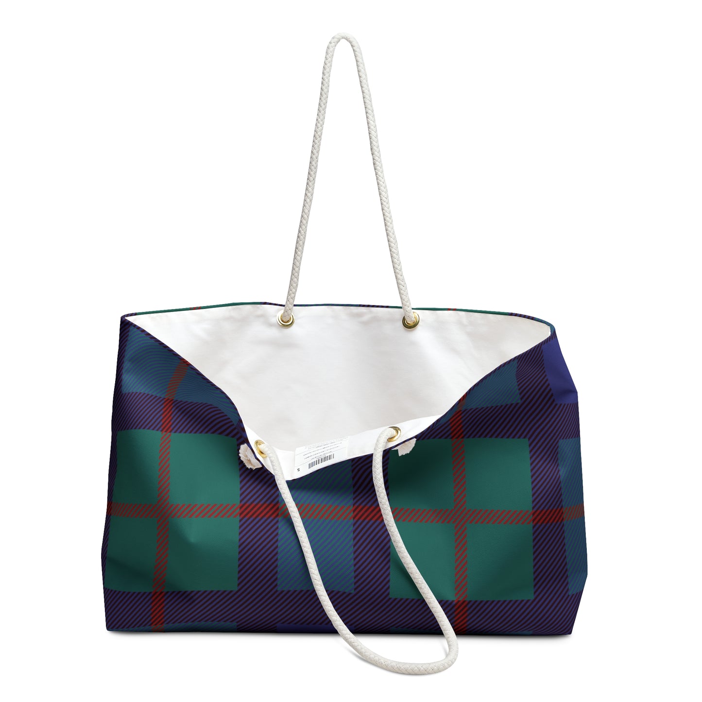 Large Tartan Weekender Bag