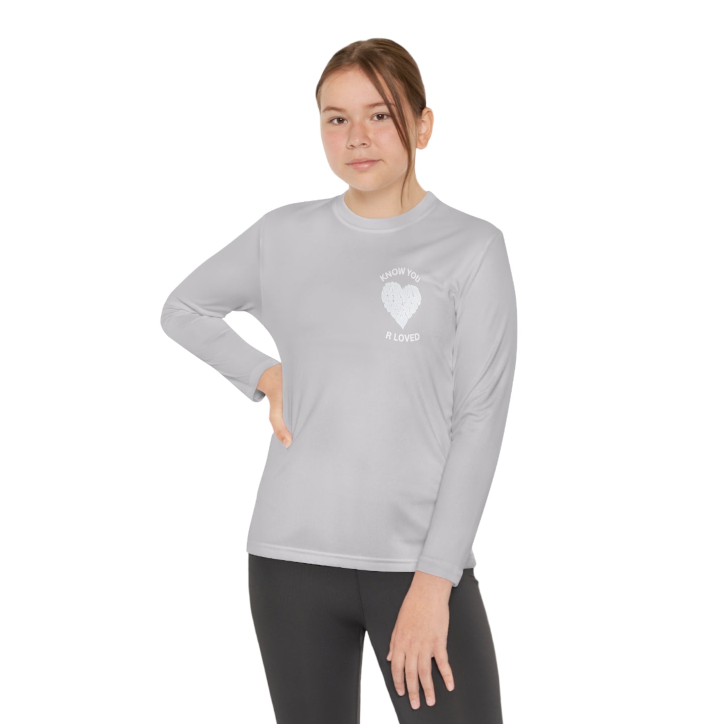 Know You Are Loved Youth Long Sleeve Competitor T-Shirt