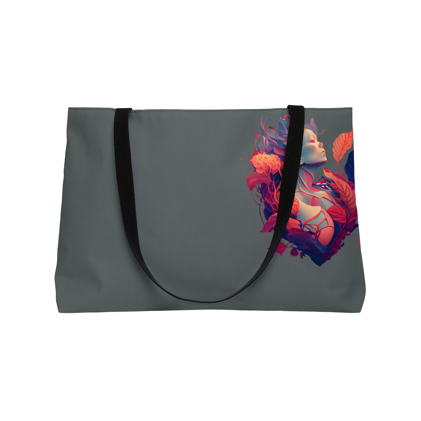 Grey Lady of Hearts Weekender Tote Bag