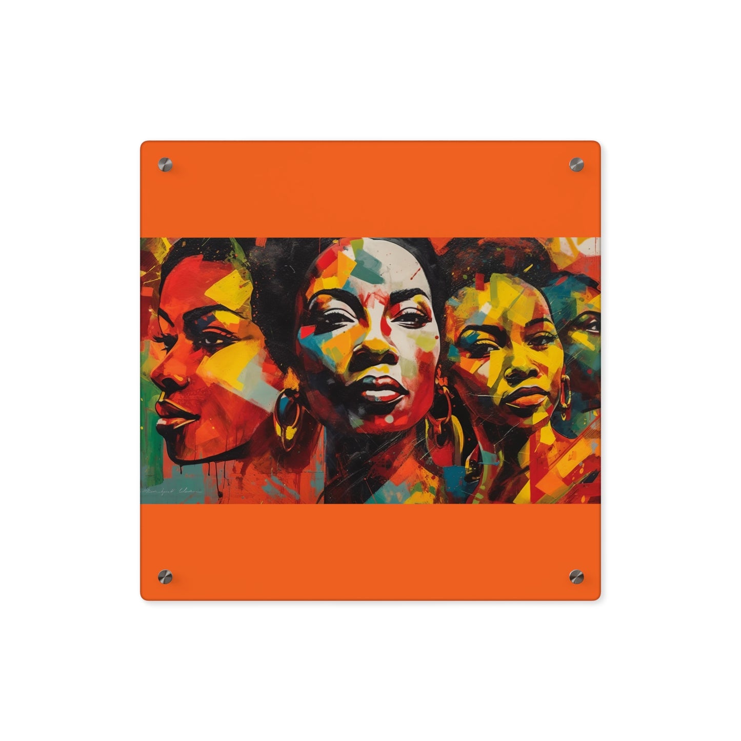 Acrylic Wall Art Panels: Black Lives Trilogy of Women