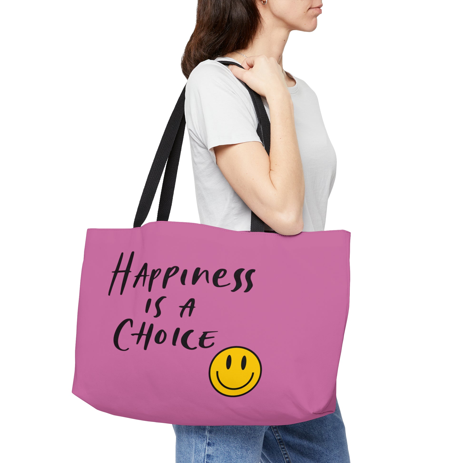 happiness tote bag