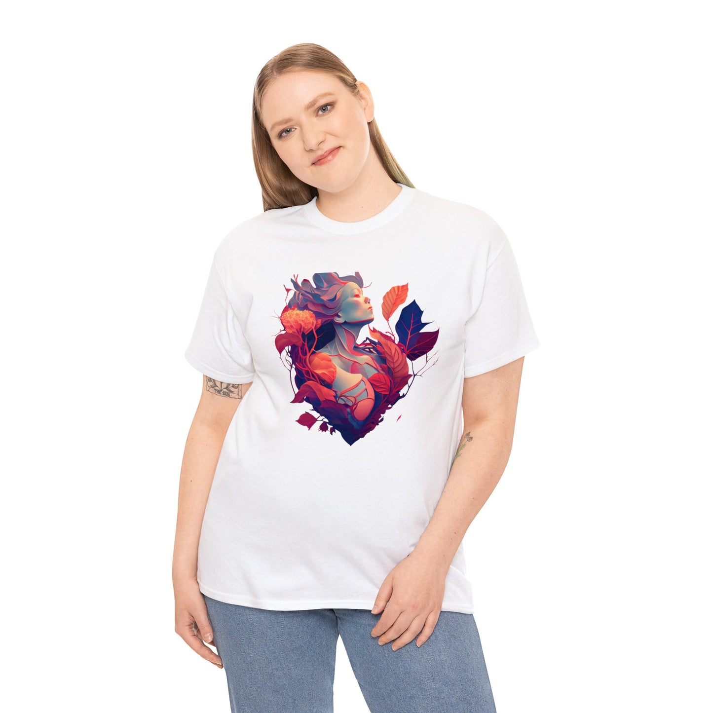 Lady of Hearts Unisex Heavy Cotton T-Shirt