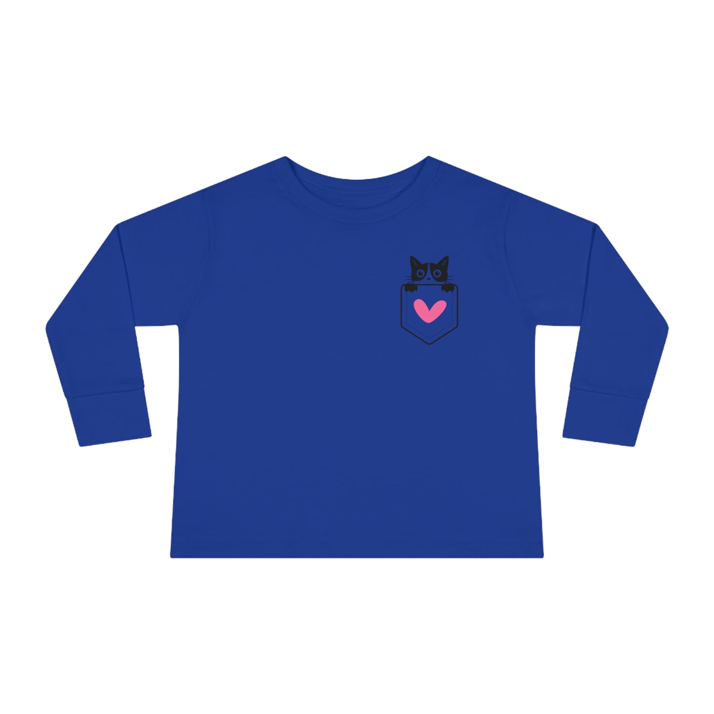 Kitty Love Toddler Long Sleeve  T-shirt