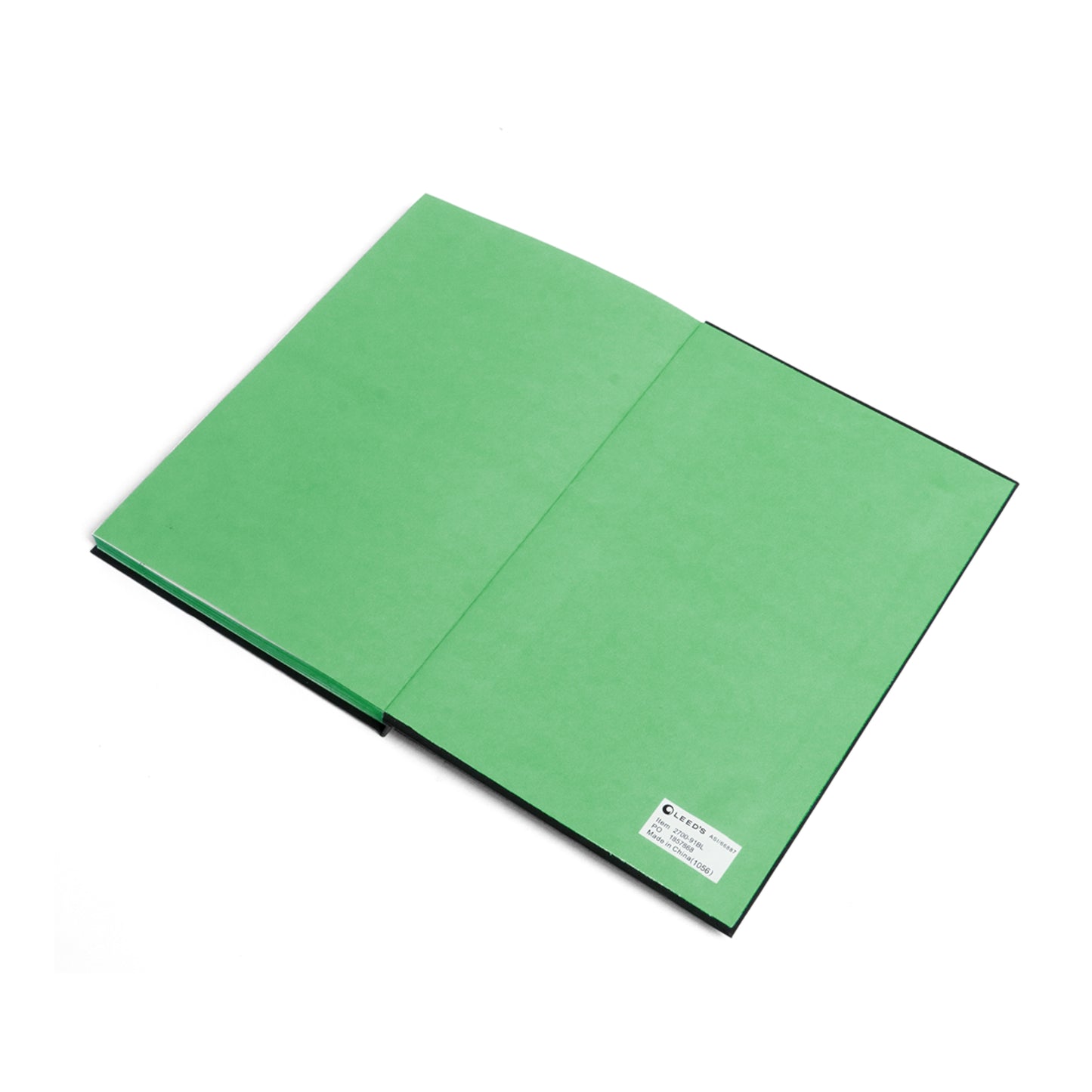 Green Diamond Shaped Tartan Contrast Notebook - Ruled