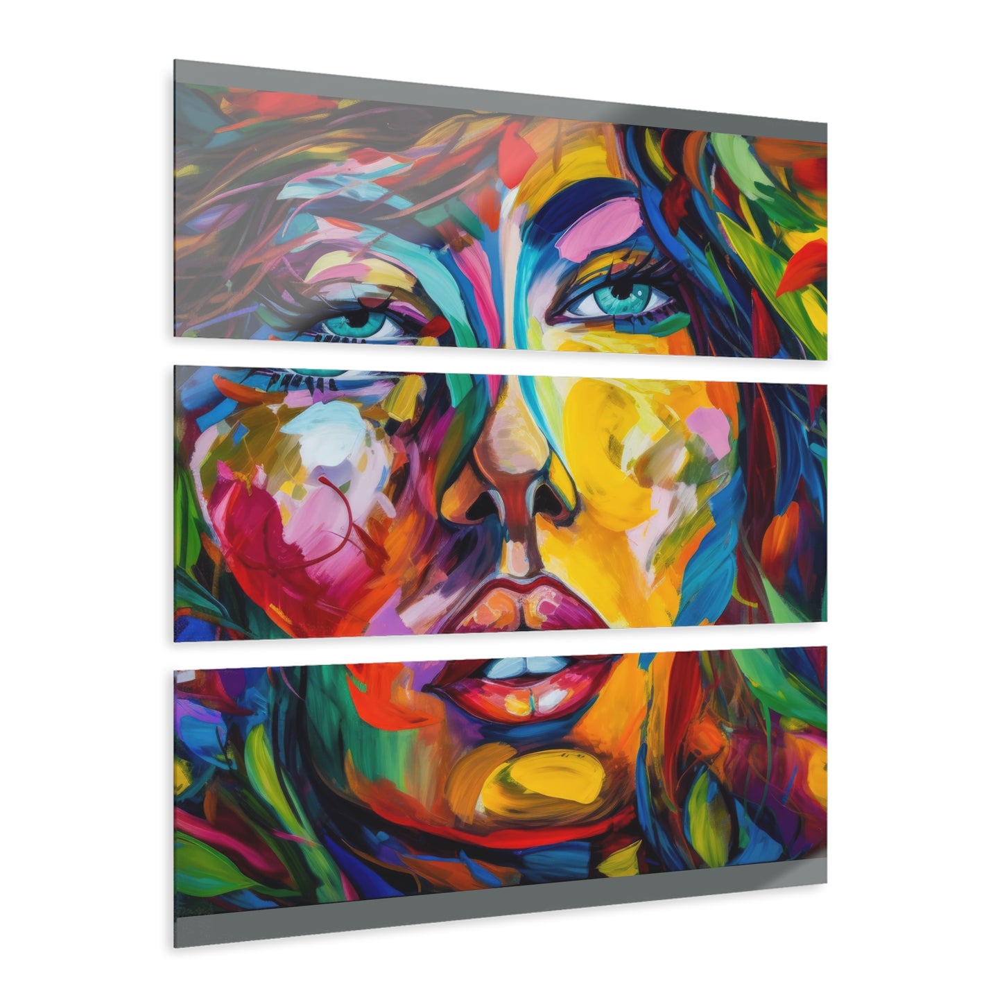 Wall Art,  Colourful Lady Inspired Acrylic Print