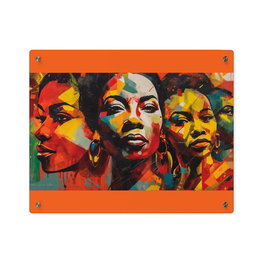 Acrylic Wall Art Panels: Black Lives Trilogy of Women