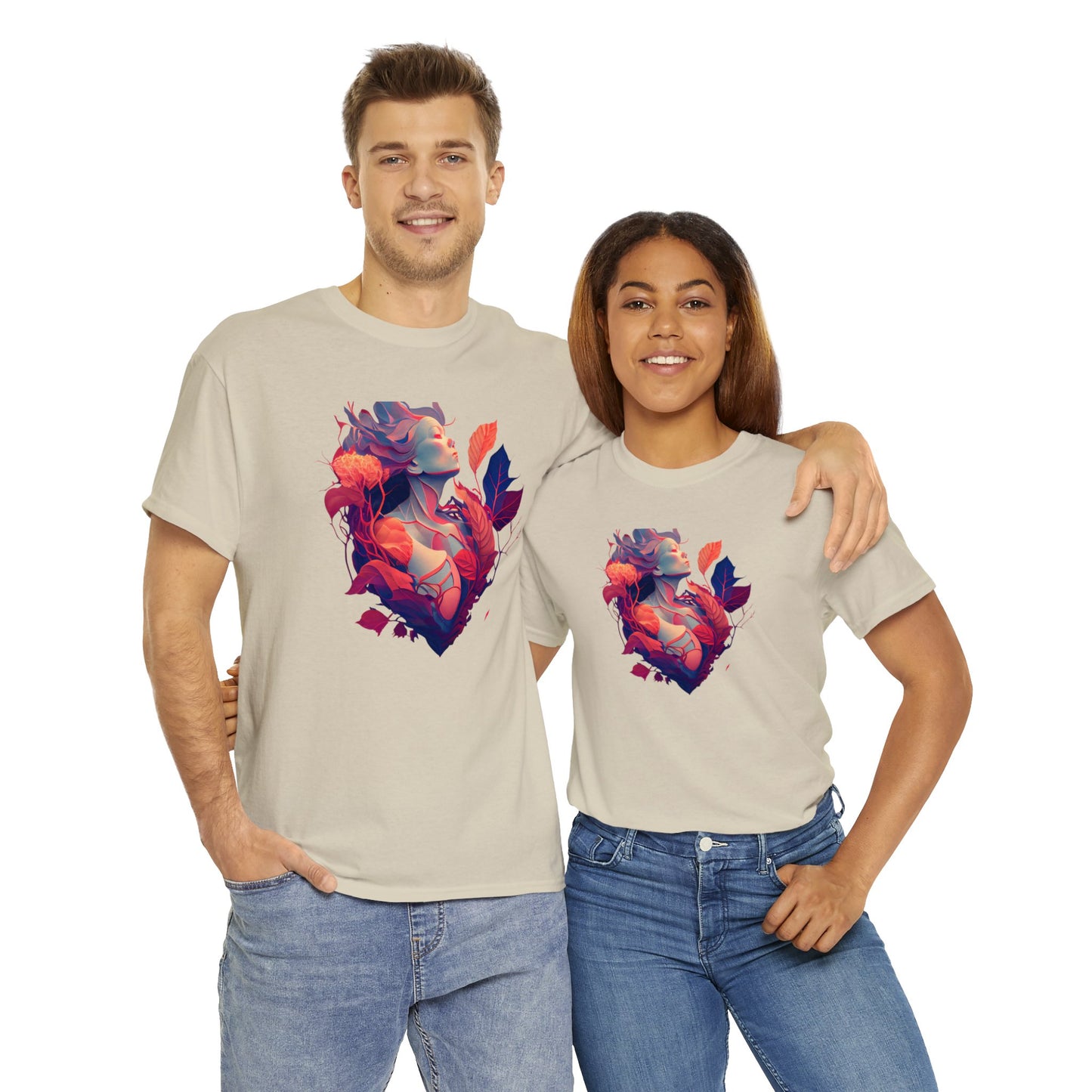 Lady of Hearts Unisex Heavy Cotton T-Shirt