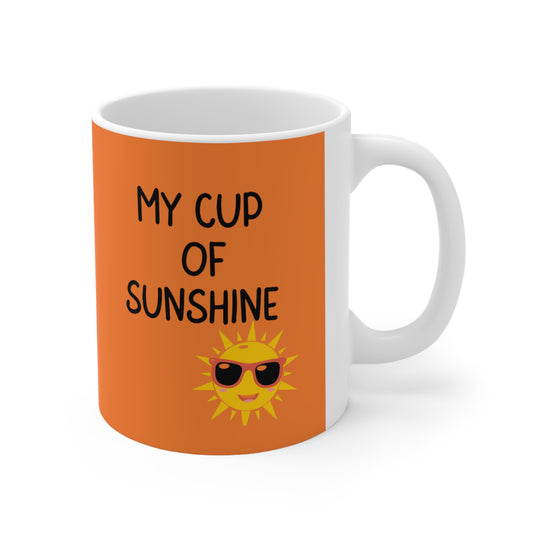 Orange cup of sunshine mug