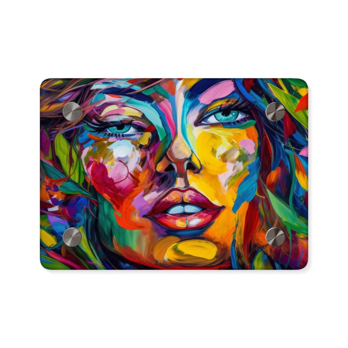 Colourful Lady Acrylic Wall Art Panels