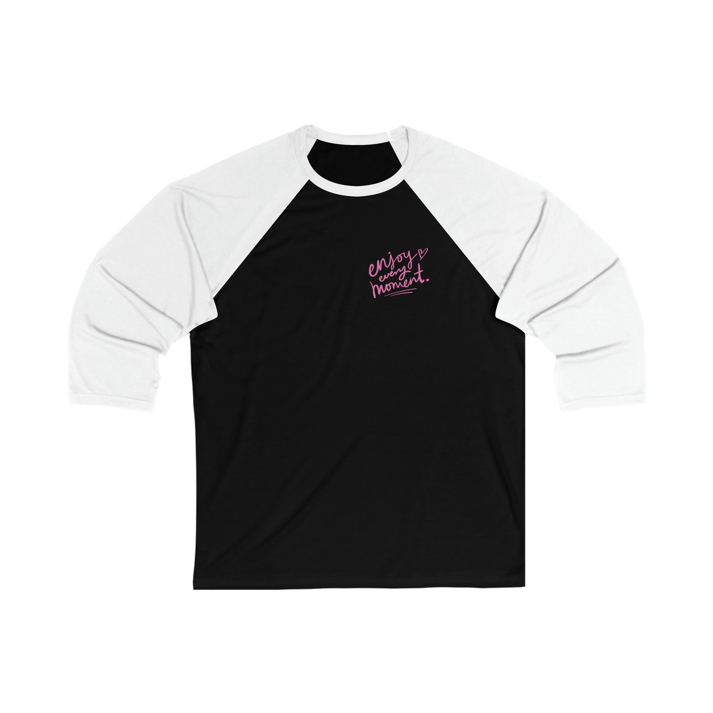 Unisex 3\4 Sleeve Baseball Tee