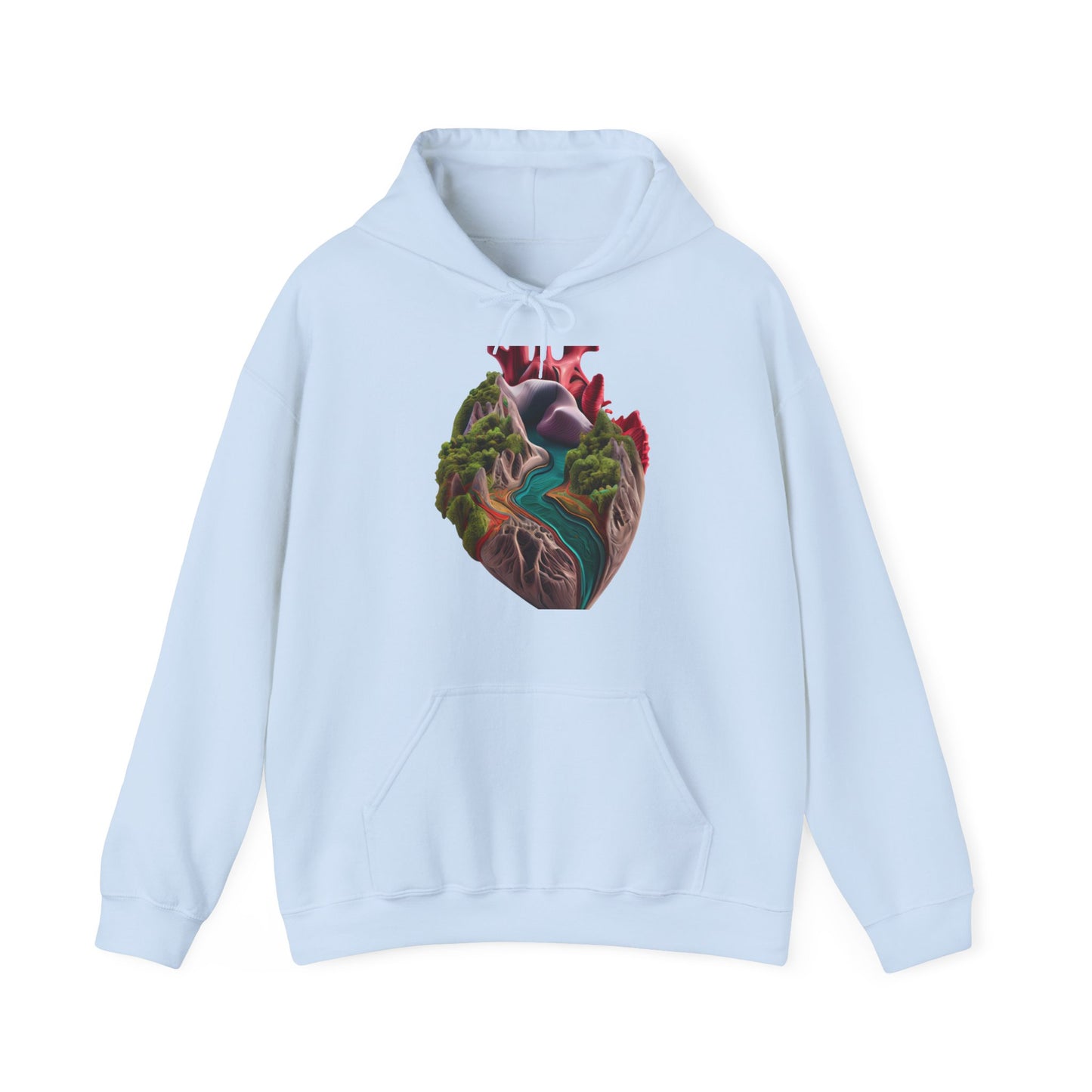 Open Hearts Hoodie Unisex Heavy Blend™ Hooded Sweatshirt