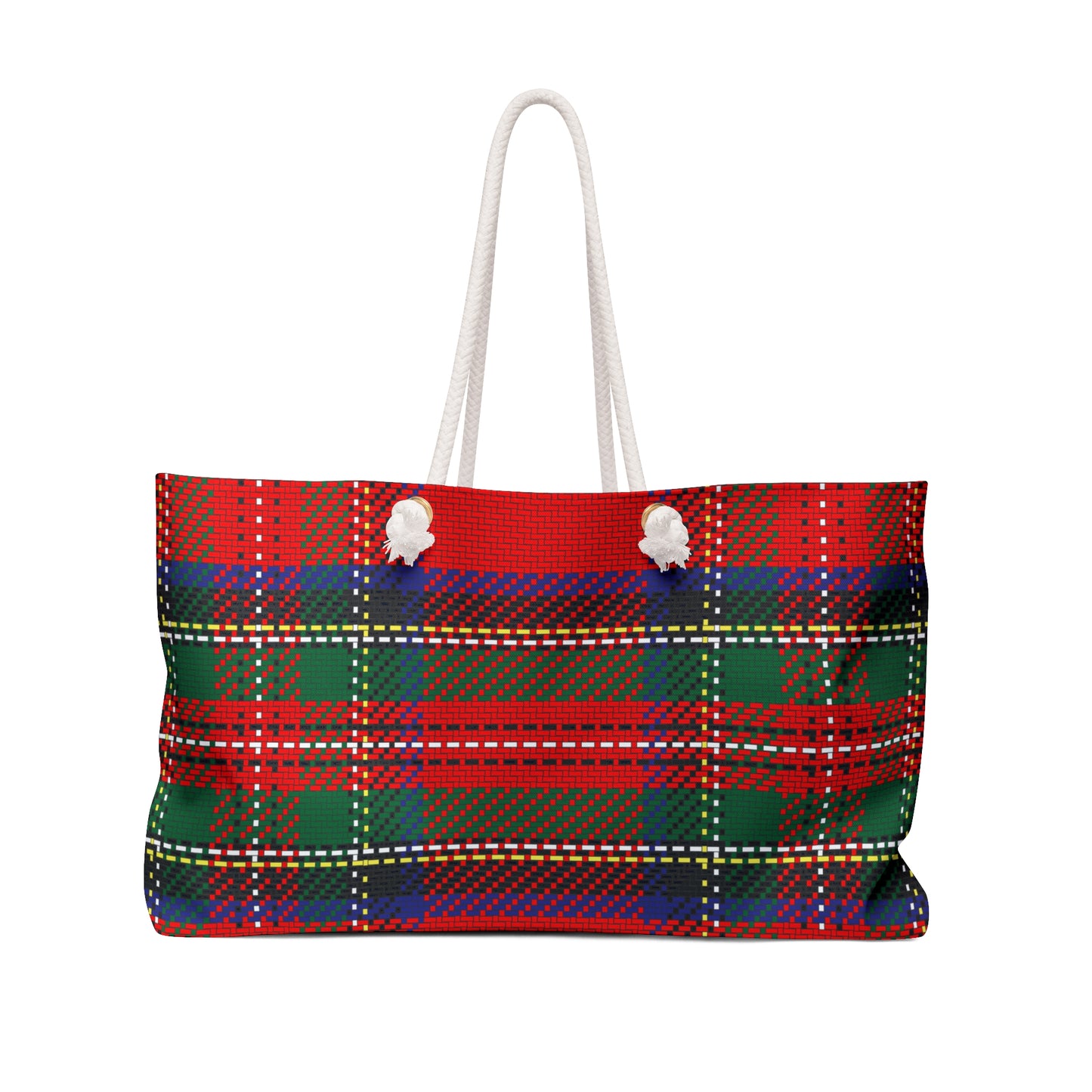 Large  Red Tartan Weekender Bag