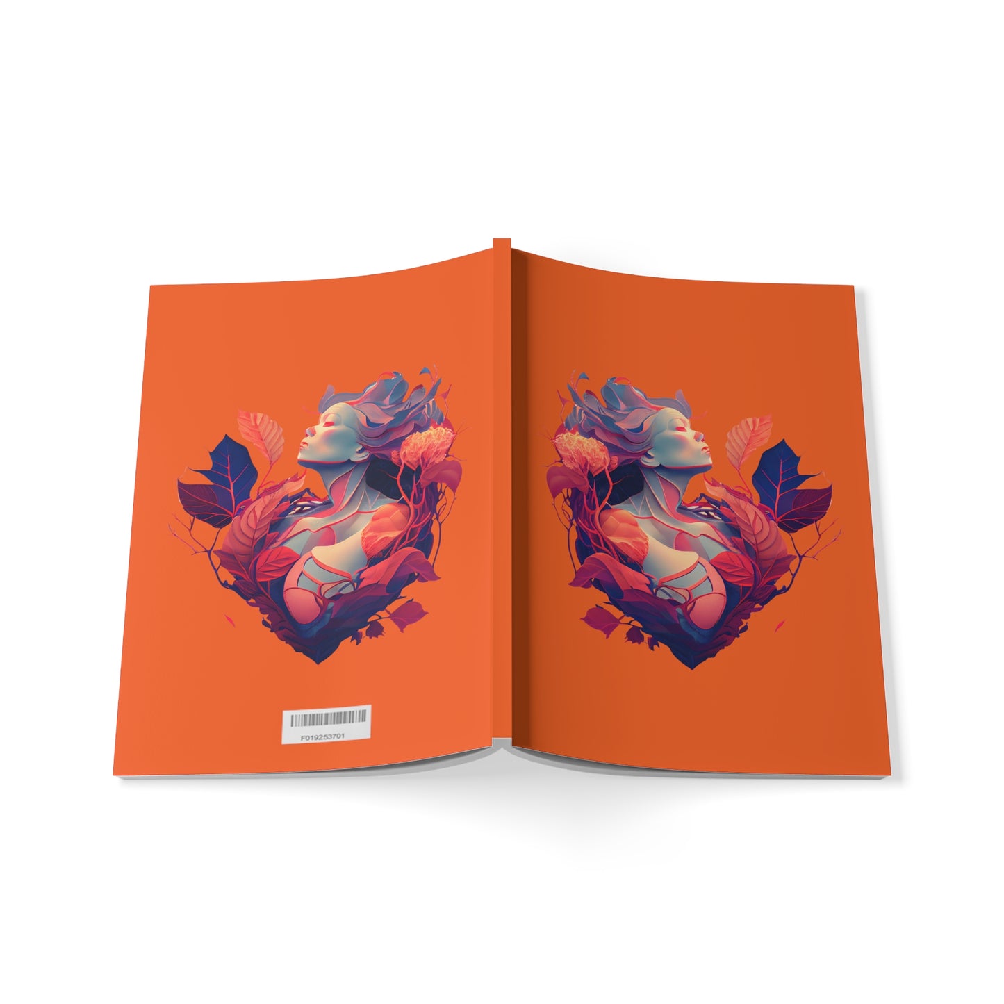 Carnelian Lady of Hearts Softcover Notebook, A5