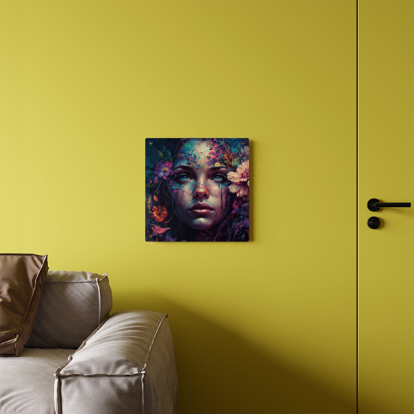 Dark  Lady Acrylic Wall Art Panels