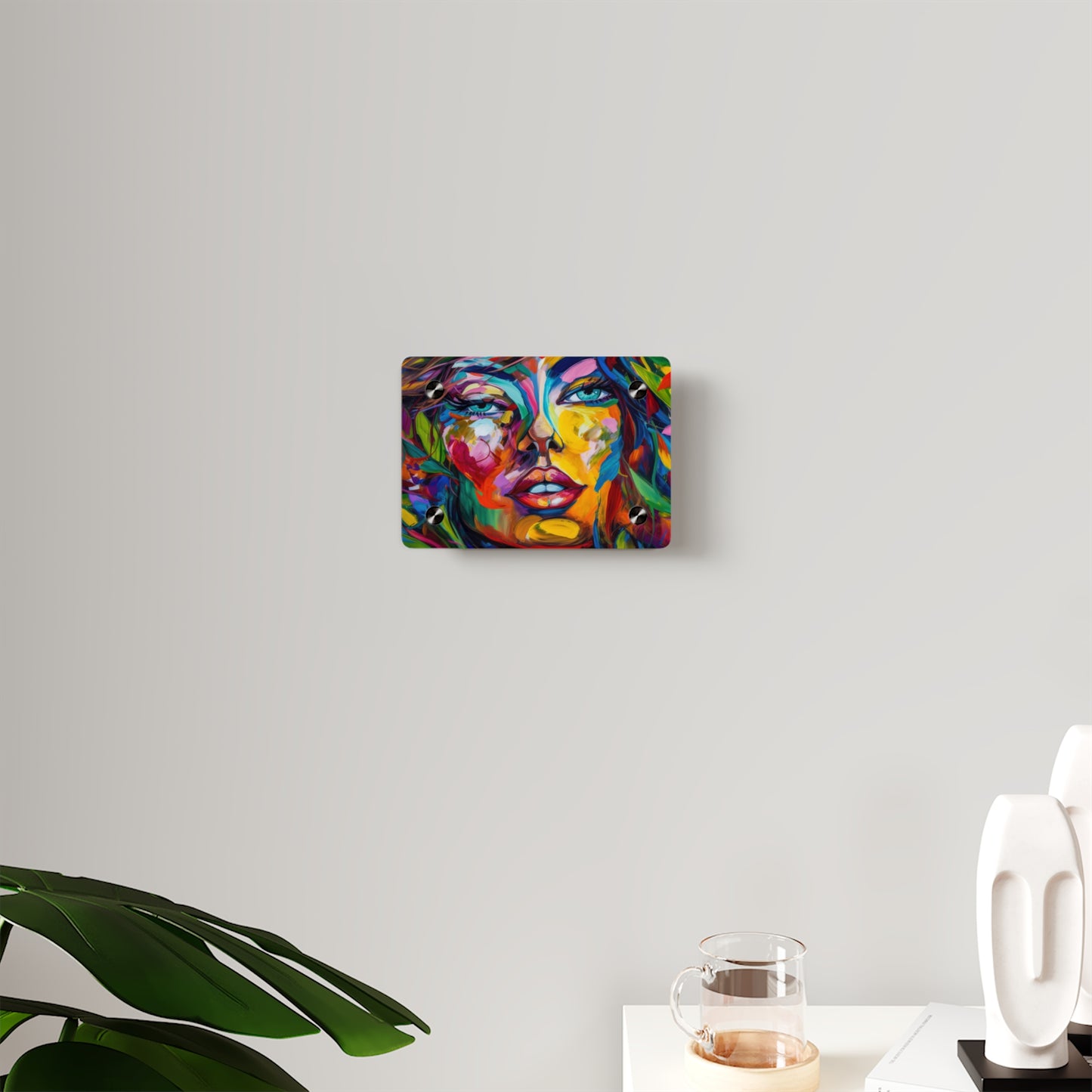 Colourful Lady Acrylic Wall Art Panels