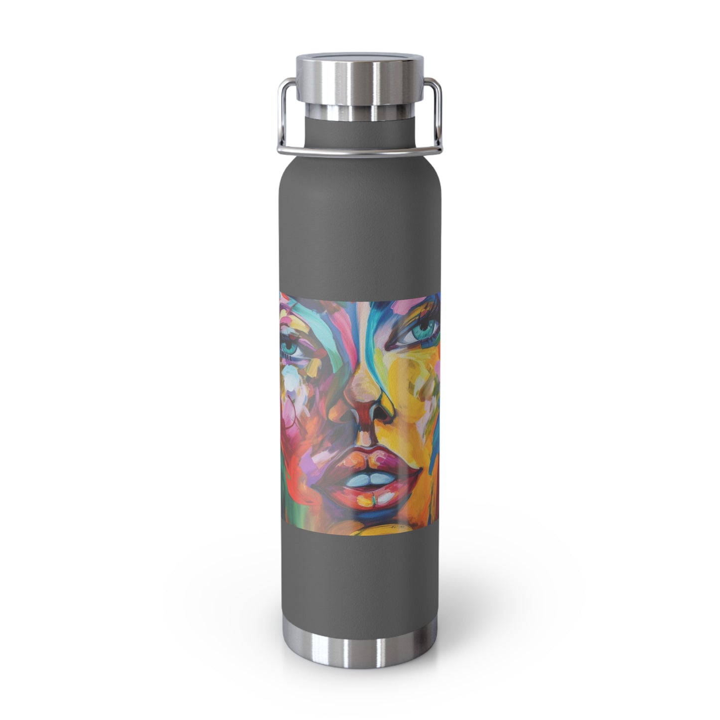 Printed Lady Copper Vacuum Insulated Bottle, 22oz