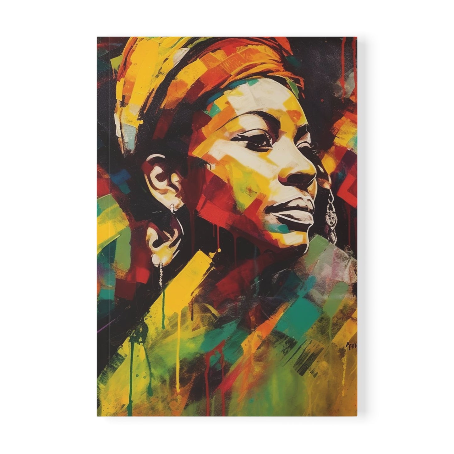 Black Lives Women Softcover Notebook, A5