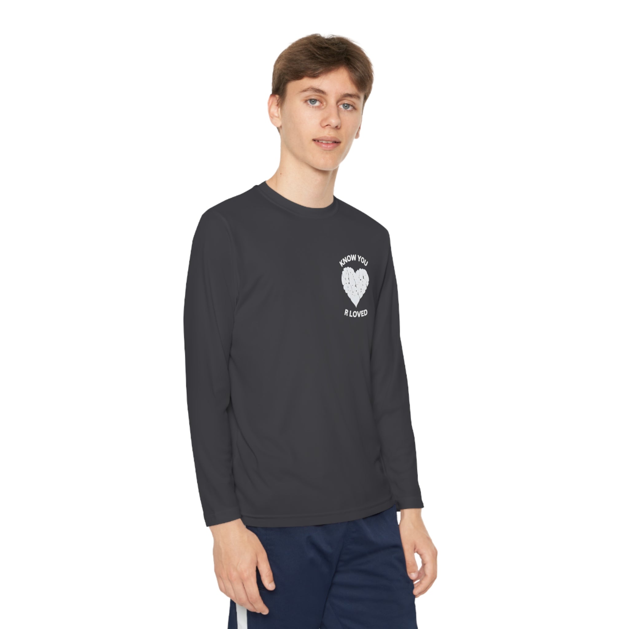 Know You Are Loved Youth Long Sleeve Competitor T-Shirt