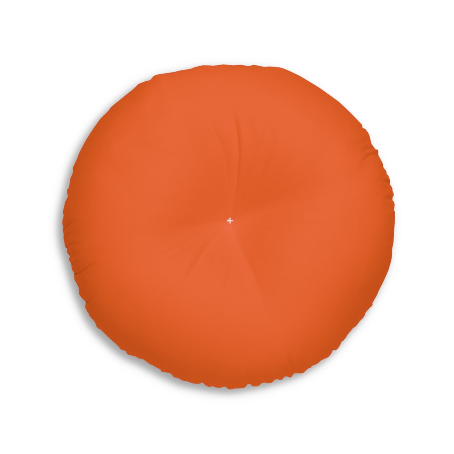 Carnelian Heart Tufted Floor Pillow, Round