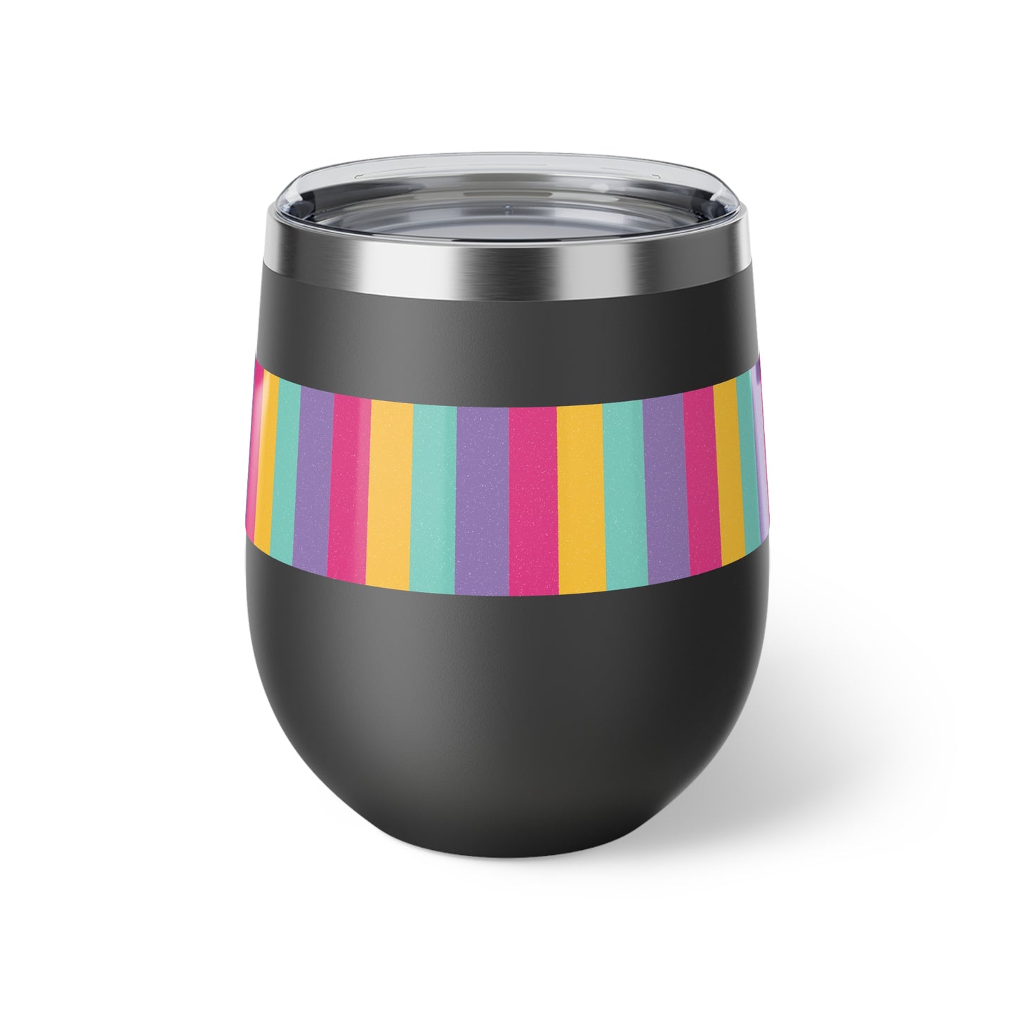 Bright Striped Copper Vacuum Insulated Cup, 12oz