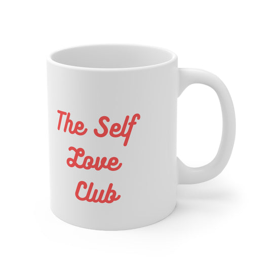 Self Love Club Mug in Red Ceramic Mug 11oz