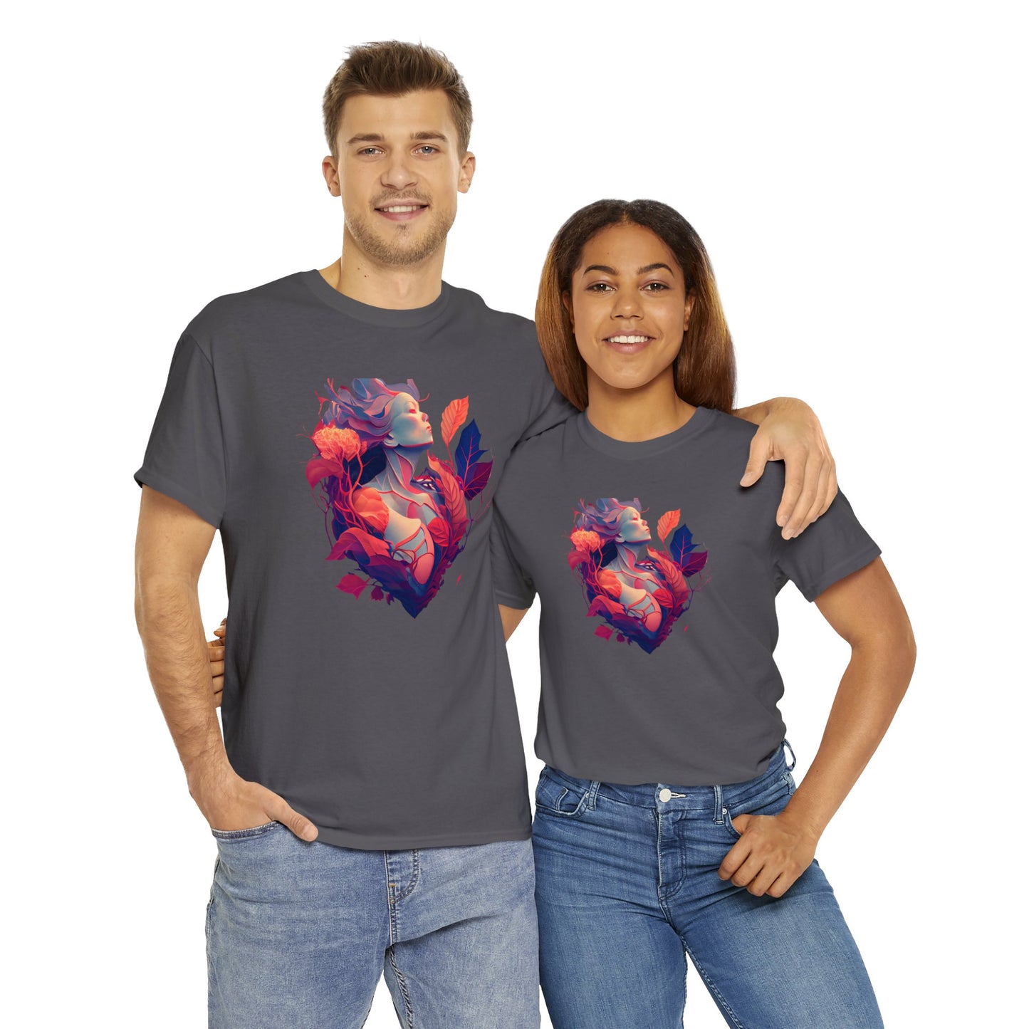 Lady of Hearts Unisex Heavy Cotton T-Shirt