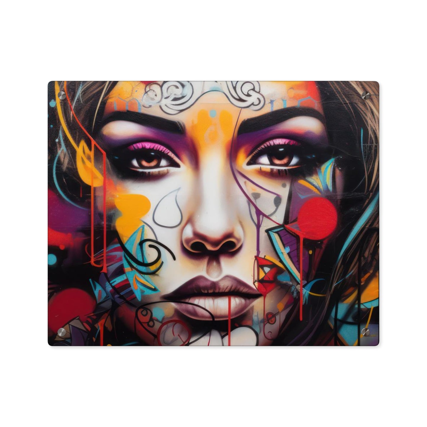 Lady of the Matrix Acrylic Wall Art Panels