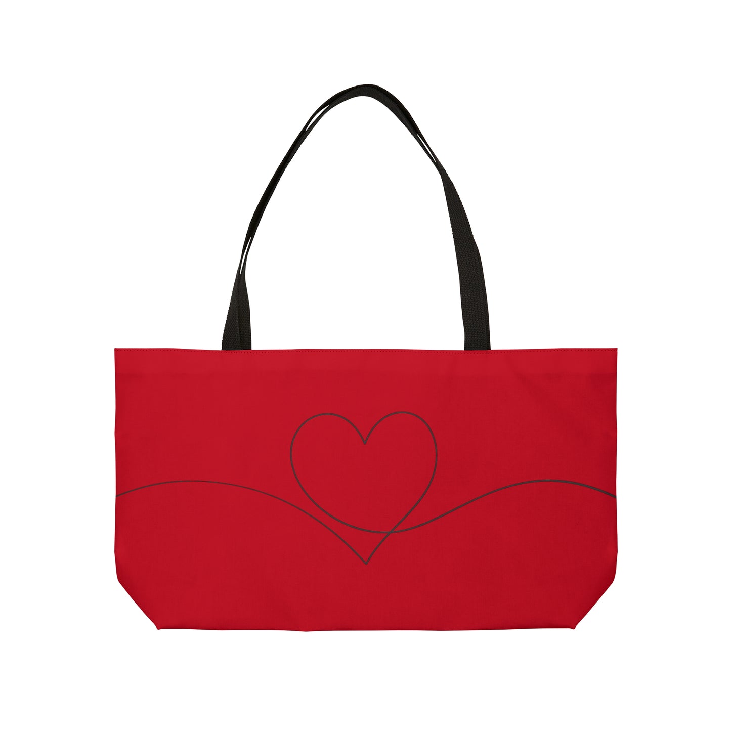 Red Women's Weekender Tote Bag